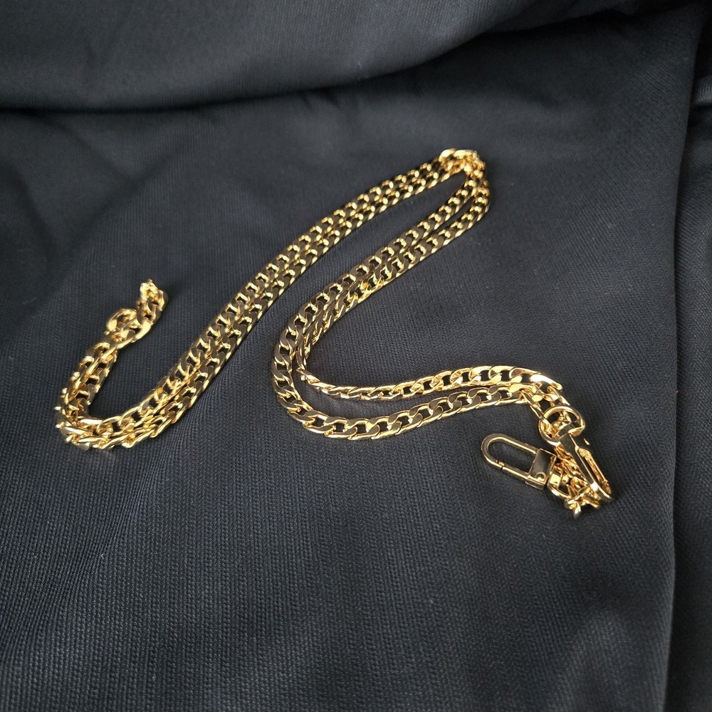 Gold-tone Chain Crossbody Purse Handbag Replacement Approximately 48 inches